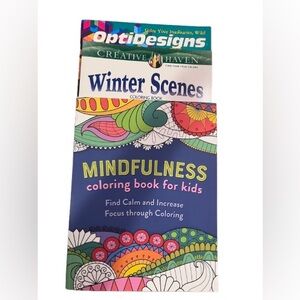 Three New Deluxe coloring books